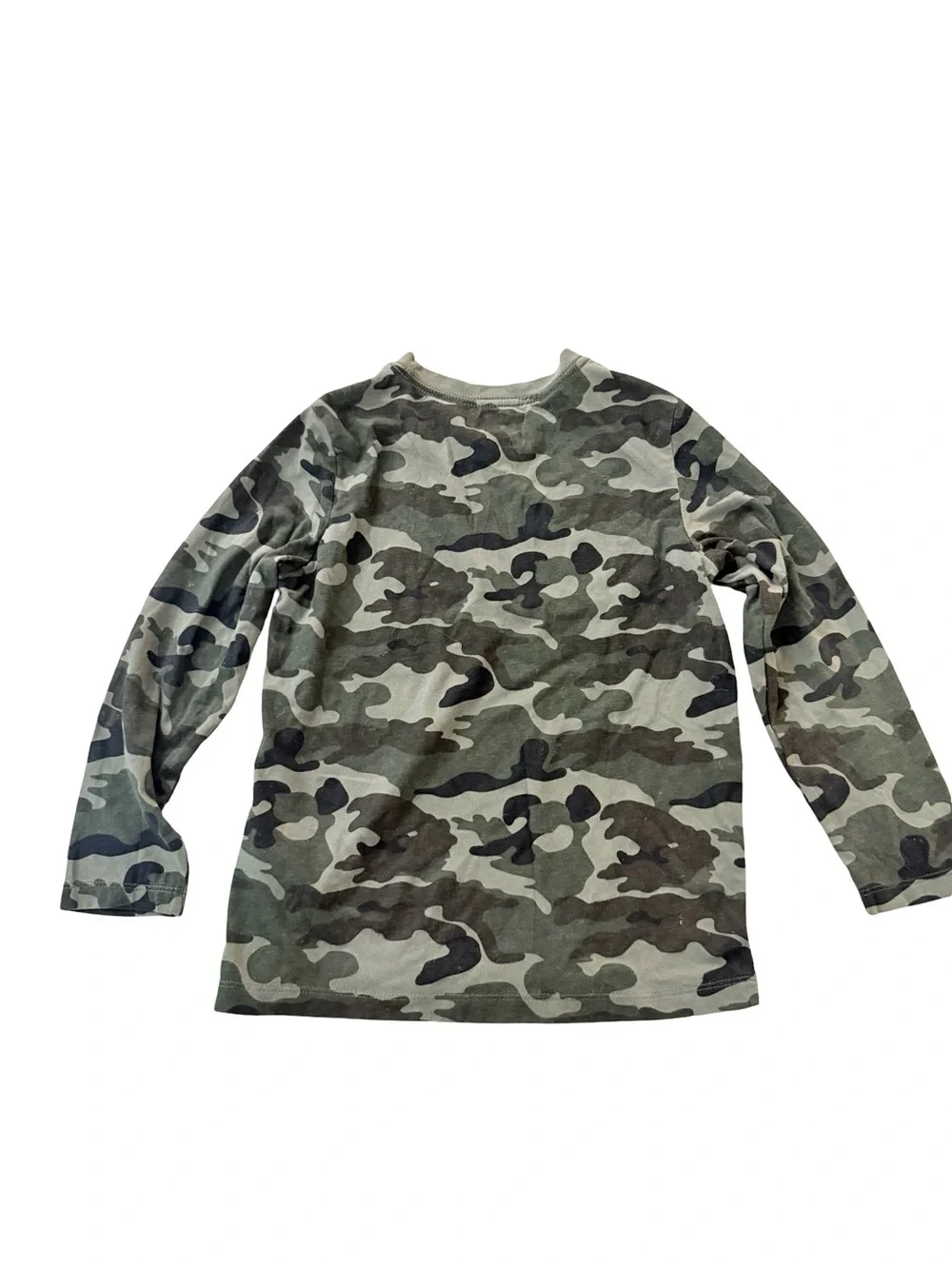 Old Navy Kids Long Sleeve Camo Tee - Green